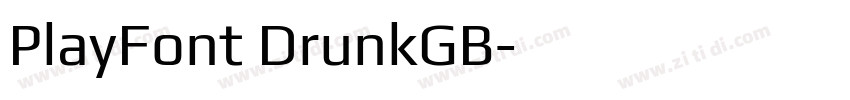 PlayFont DrunkGB字体转换